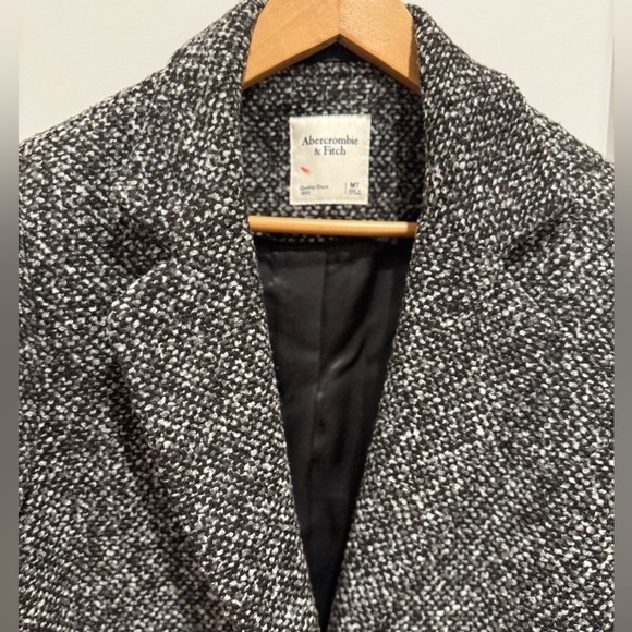 Abercrombie & Fitch Single Breasted blazer, black and gray size Medium vintage - Picture 6 of 9